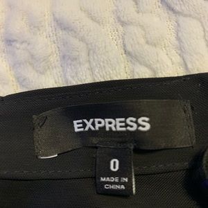 Black express romper size 0